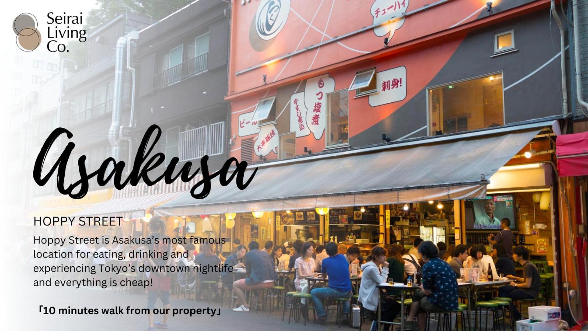 Seirai Asakusa Vacation Rental - 3 Minutes From Station Tokyo Ngoại thất bức ảnh