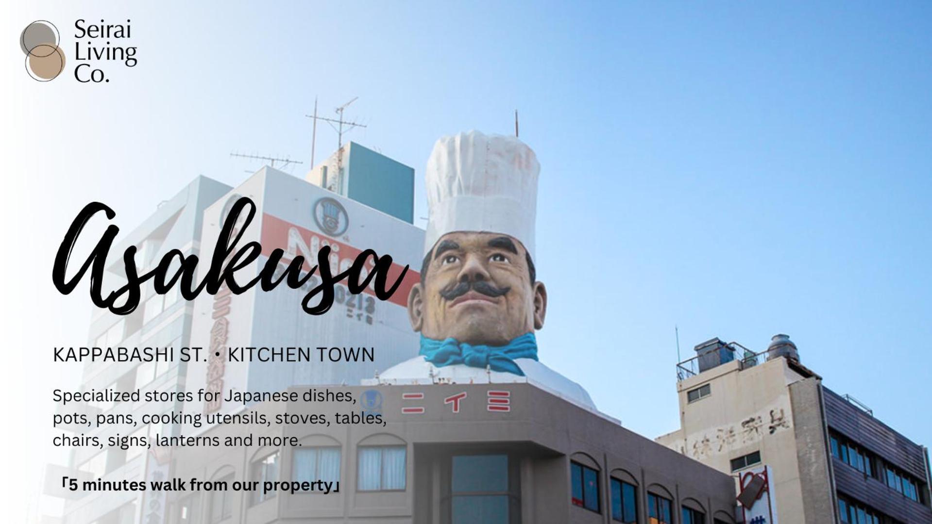 Seirai Asakusa Vacation Rental - 3 Minutes From Station Tokyo Ngoại thất bức ảnh